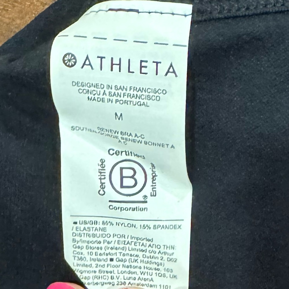 ATHLETA Renew Seamless Comfy Sports Bra A -C Cups Yoga Pilates NWT Medium - Picture 8 of 12